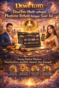 Ilustrasi platform digital DewiToto